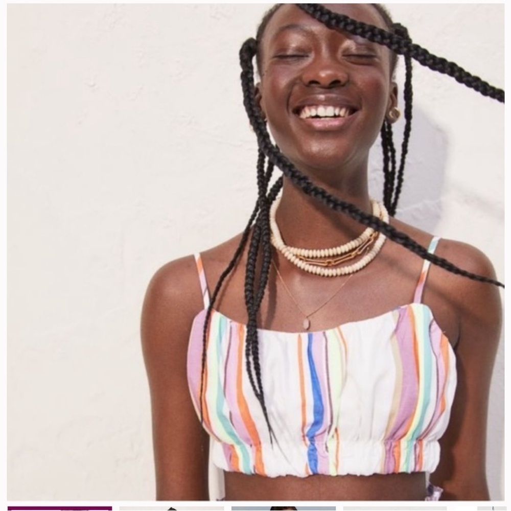 Lemlem X H&M Crop Top Size M